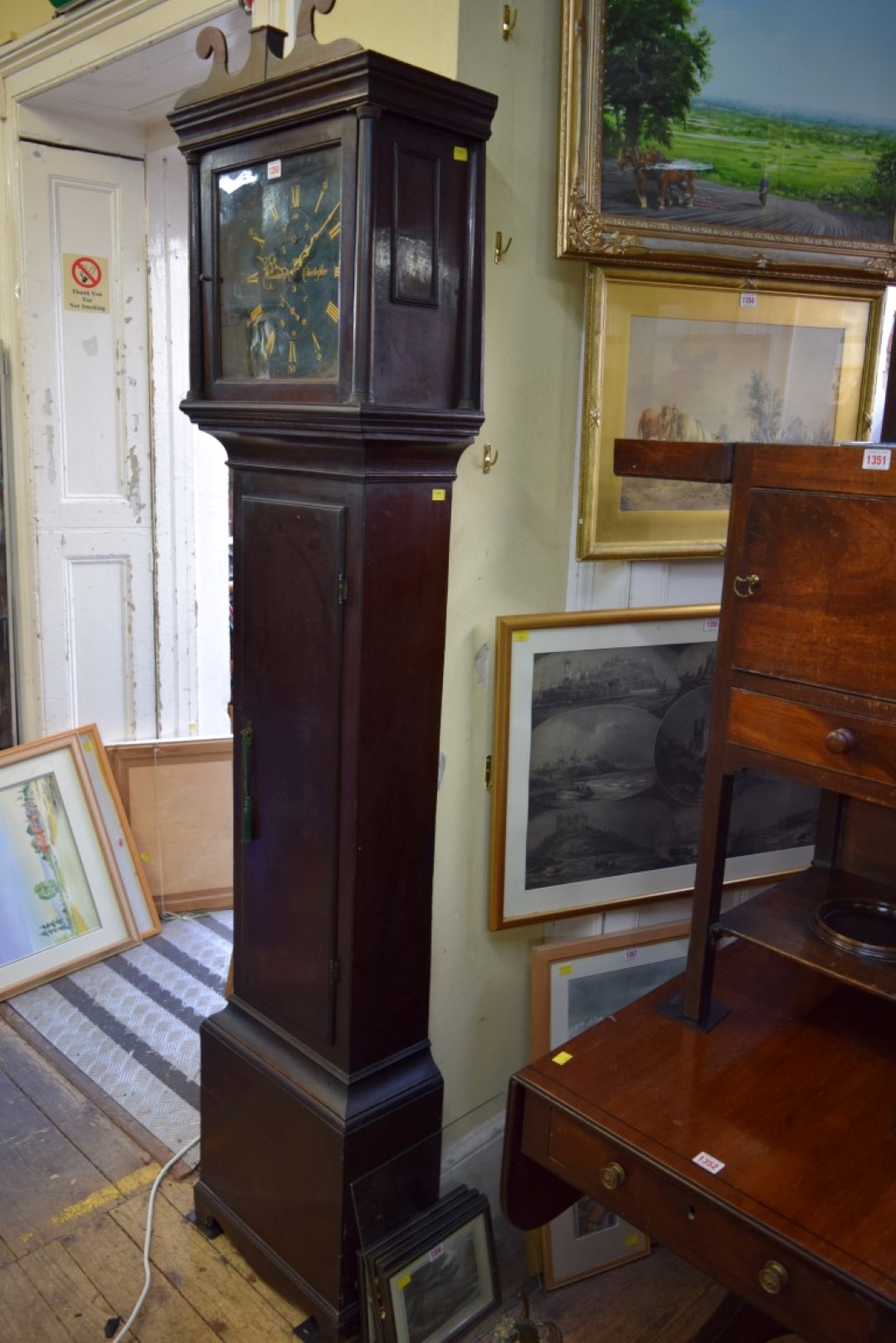 A George III mahogany 30 hour longcase clock, by Wilmshurst, Chichester, - Image 20 of 20
