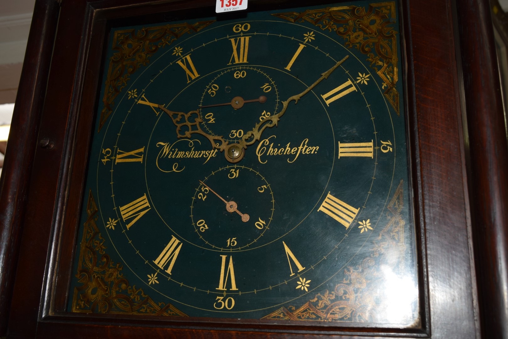 A George III mahogany 30 hour longcase clock, by Wilmshurst, Chichester, - Image 4 of 20