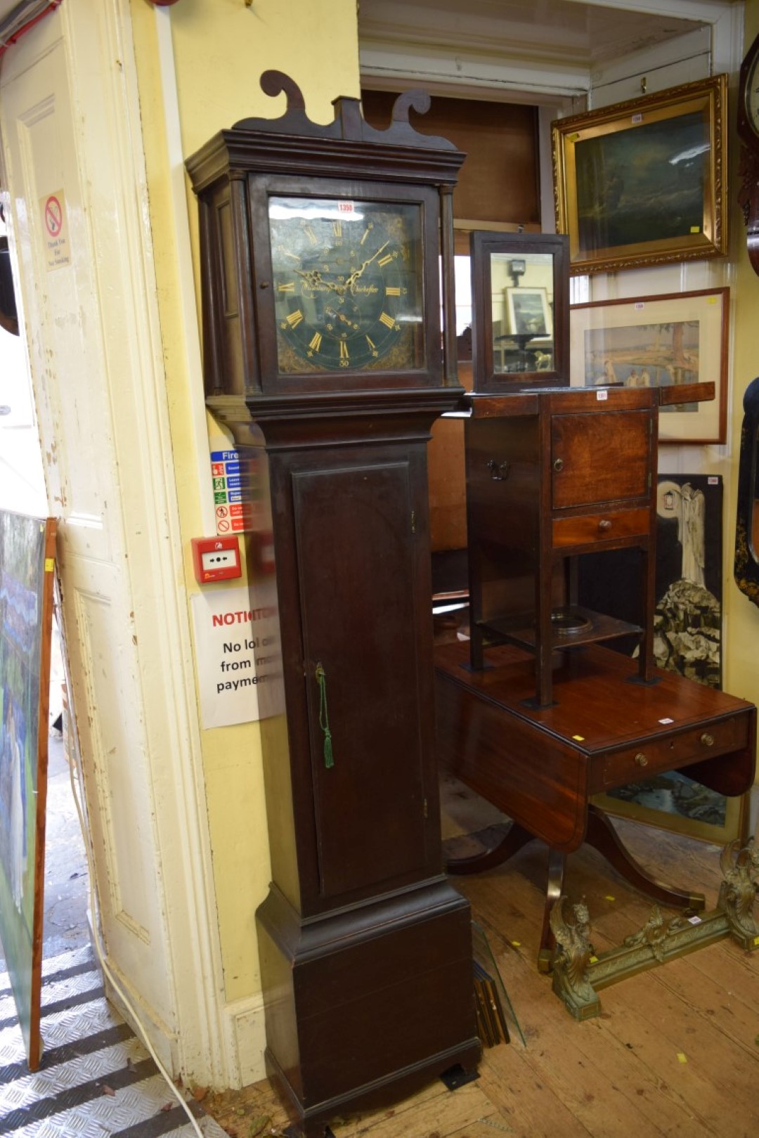 A George III mahogany 30 hour longcase clock, by Wilmshurst, Chichester, - Image 17 of 20