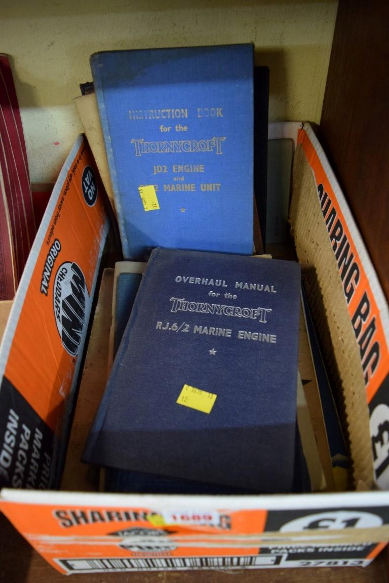 Books: a small quantity of Thorneycroft Marine Engine manuals and similar publications. - Image 3 of 8