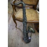 A plated saxophone, by Jerome Thibouville-Lamy.