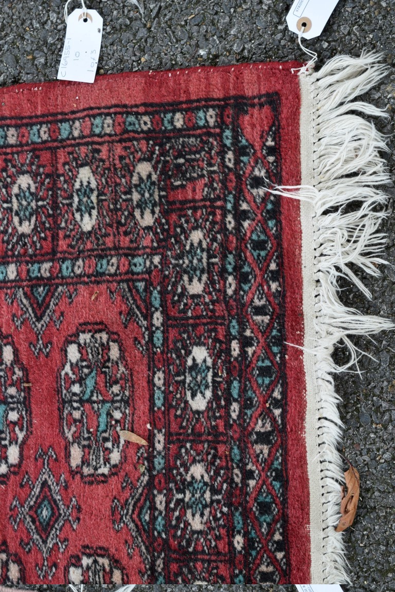 Two Pakistan rugs; together with a Pakistan Bokhara runner. - Image 3 of 10