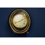 A Must de Cartier easel back timepiece, 10cm high, (s.d.).