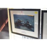 Formula One: a signed photograph of Jack Brabham Grand Prix car, 19.5 x 29.5cm.