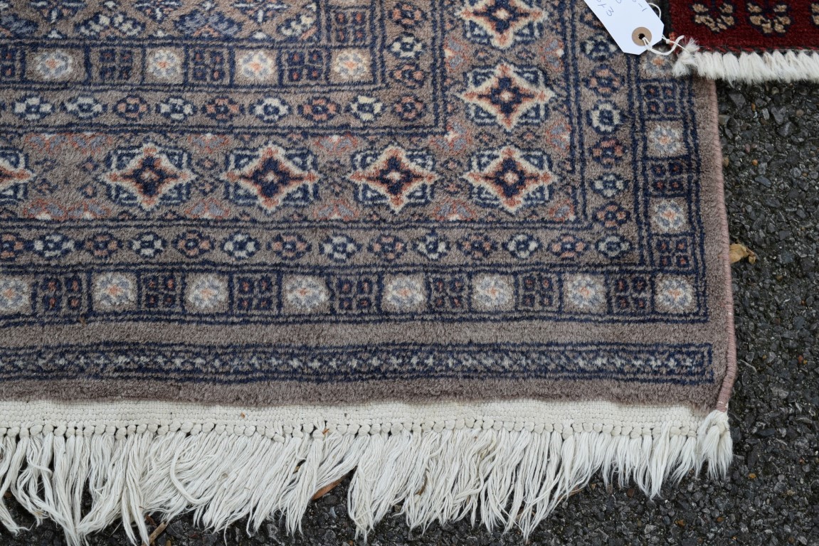 Two Pakistan rugs; together with a Pakistan Bokhara runner. - Image 6 of 10