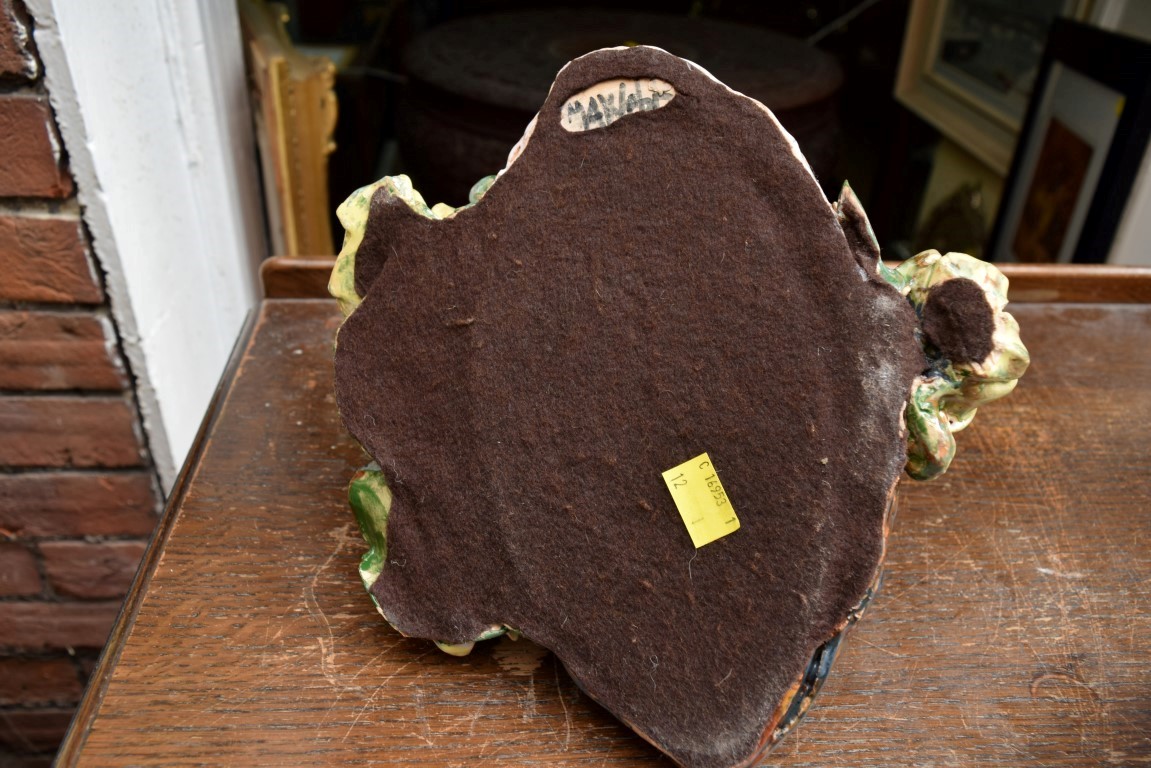 A pottery model of a Grebe, 24cm high, indistinctly signed to base. - Image 8 of 8