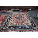 Three machine made carpets,