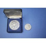 A Royal Sussex Regiment silver prize medal, to C.Q.M.