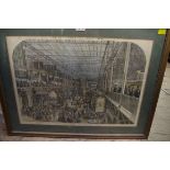 Richard Thorn, boat building, signed, watercolour,