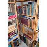 MISCELLANEOUS ANTIQUARIAN: a quantity of books and albums over 4 shelves, mainly 19th-early 20thc,