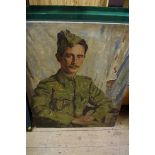 Maurice Codner, half length portrait of the artist's son, Captain John Codner RE,