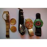 Four various gentleman's wristwatches.