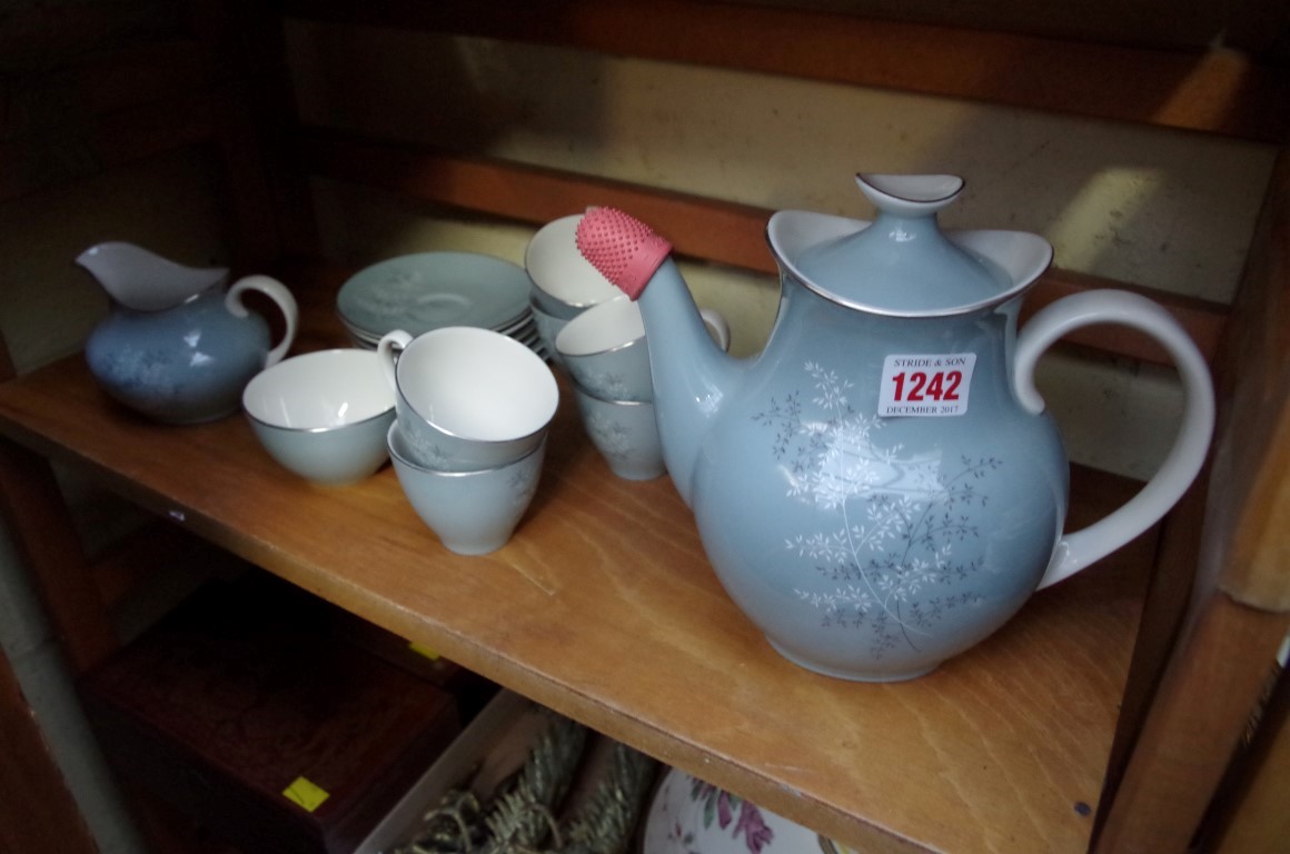 A Royal Doulton 'Forest Glade' pattern coffee service.