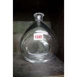 An Orrefors clear glass decanter, 19cm high.