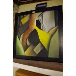 Mike Rome, 'Cubism 1', signed, oil on board, 59.5 x 60cm.