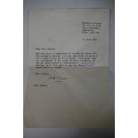 Rock and Roll: a set of five Rolling Stones autographs, comprising Mick Jagger, Keith Richard,