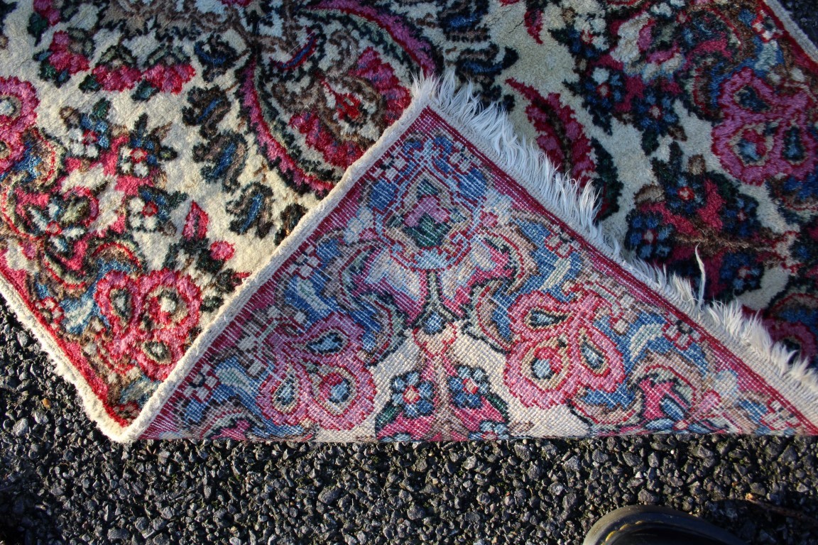 A Beluchi long rug, having allover geometric design on camel ground field. - Image 8 of 9