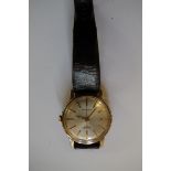 A vintage 9ct gold Longines gentleman's automatic wristwatch,