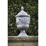 † A large 17th century style lead finialmodern 106cm.; 42ins high