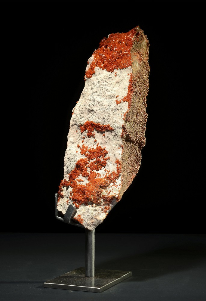 Mineral: Vanadinite crystals on steel standMorocco44cm.; 17¼ins - Image 2 of 2