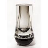 Modern Sculpture: A glass vase25cm.; 10ins high