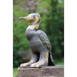 Modern Sculpture: Tracy Elizabeth Wright Cormorant Ceramic Signed and dated on base 38cm.; 15ins