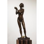 Modern Sculpture: Nicola Godden Eve Bronze Signed 1 of 9 55cm.; 21½ins high by 20cm.; 8ins wide by