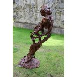 Modern Sculpture: Brendon Murless Winds of Change Bronze Resin Signed 158cm.; 62ins high by