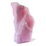 Minerals: A pink Mangano Calcite freestanding specimen61cm high51.6kg