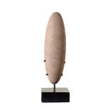 Fossils: A Neolithic toolCentral Saharanon bronze stand25cm