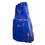 Minerals: A large lapis lazuli freestanding specimen 72cm high 66.1kg Lapis lazuli is found in a