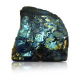 Minerals: A specimen of labradorite Madagascar 32cm high 15kg