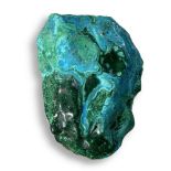 Minerals: A large malachite chrysocolla specimen Zaire 42cm 23kgs