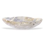 Minerals: A quartz bowl Madagascar 32cm by 19cm