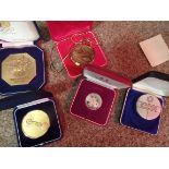 5 Commemorative Olympic medals