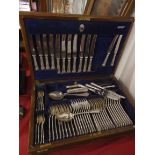 Mappin and Webb plated cutlery set