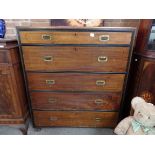 Antique Military secetaire chest ( 1.1m x 1.3n x 500 )