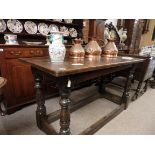 Early oak refrectory table poss. dating from mid 17th century