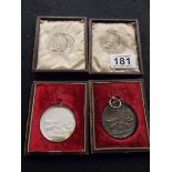 2 Agricultural medals 1847 and 1855