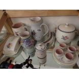Collection of Poole pottery