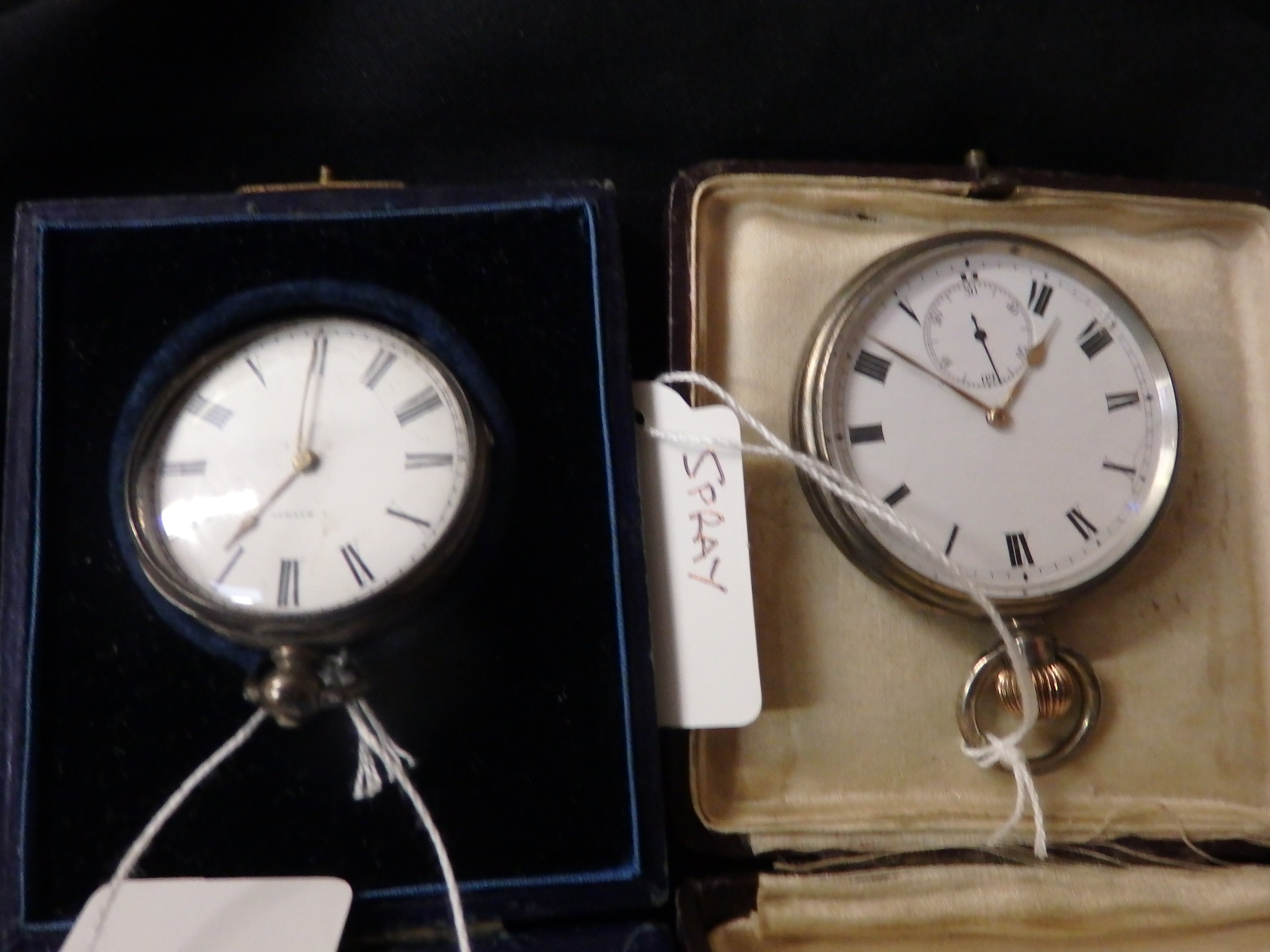 2 Silver pocket watches