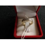 Gold and Diamond ladies ring