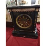 Marble mantle clock 30cm x 21cm