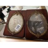 2 antique picture frames