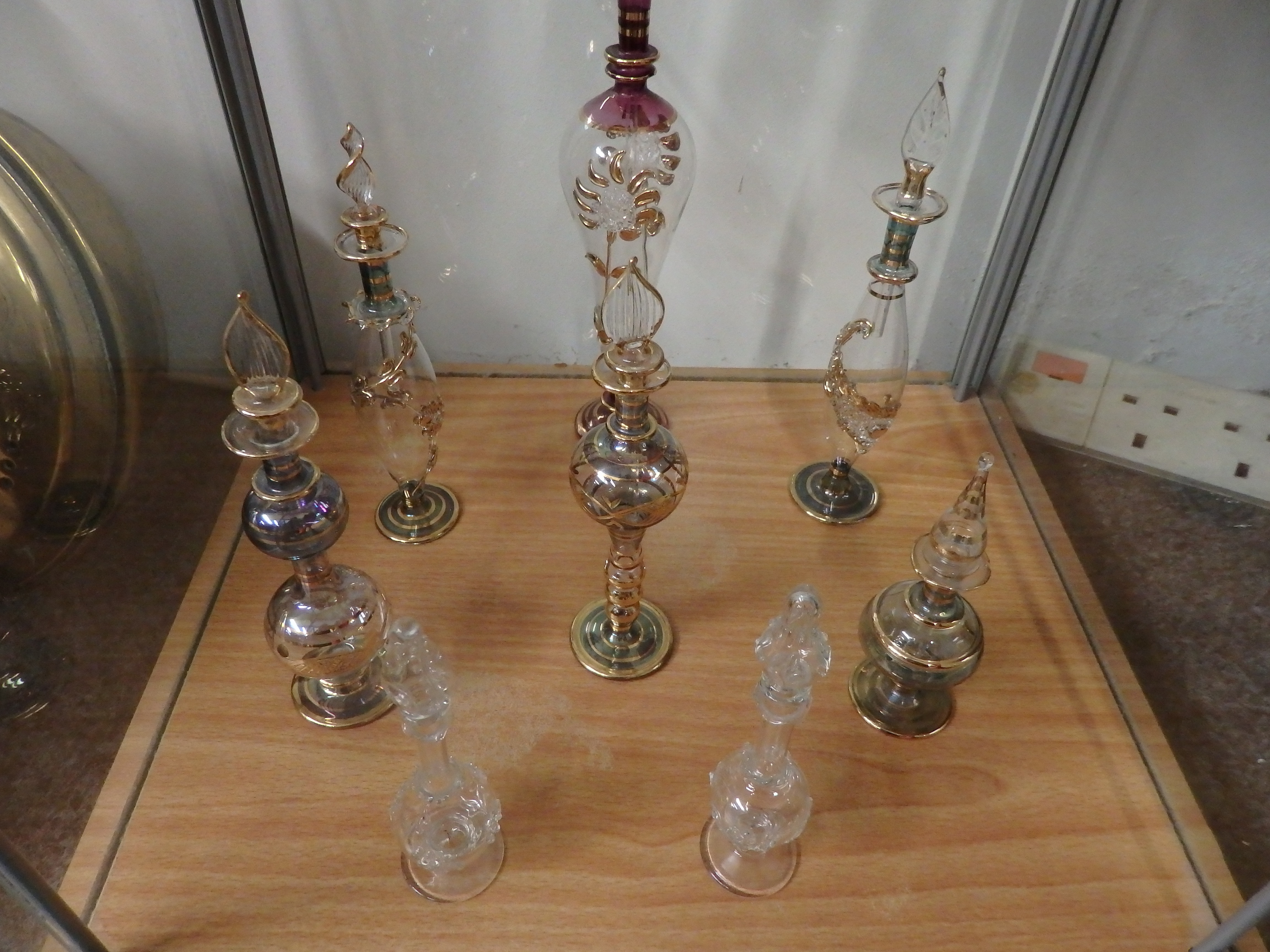 Collection of scent bottles