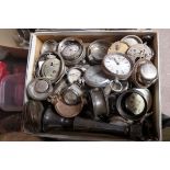 Collection o0f silver pocket watches and scrap silver