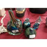 4 Merano glass items