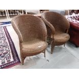 2 Wicker chairs