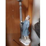 Lladro figure of a man (damaged hand but here) boxed