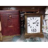 Elkington & Co. Ltd Paris Carriage clock and case